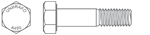 Unbrako A490 heavy hex structural bolt